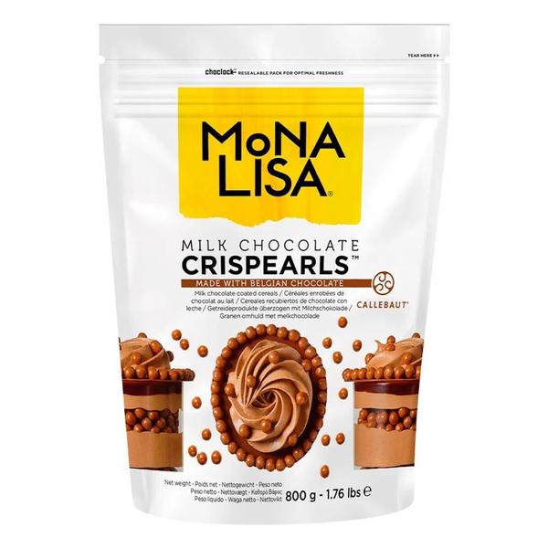 Confeito Crispearls Monalisa Ao Leite 800g Callebaut Imagem de Confeito Crispearls Monalisa Ao Leite 800g Callebaut