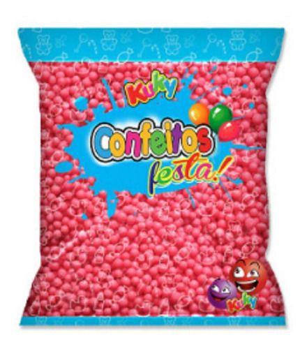 Confeito De Açúcar Sabor Morango 500gr Tubetes Kuky Imagem de Confeito De Açúcar Sabor Morango 500gr Tubetes Kuky