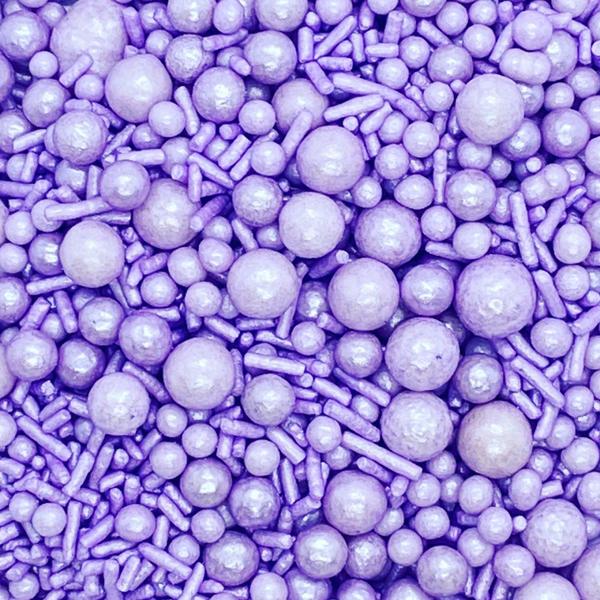 Confeito De Acucar Sprinkles Lilas Pastel 50g Jady - JADY CONFEITOS Imagem de Confeito De Acucar Sprinkles Lilas Pastel 50g Jady