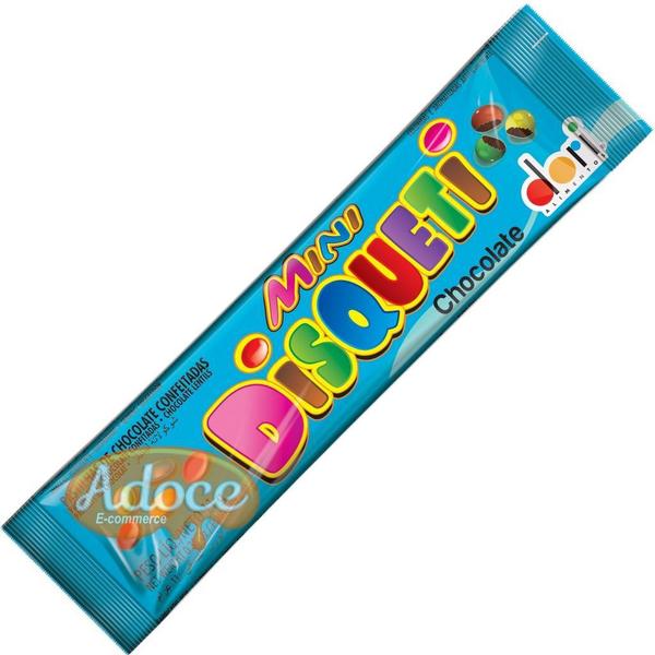 Confeito de chocolate mini disqueti 36unx11g dori Imagem de Confeito de chocolate mini disqueti 36unx11g dori