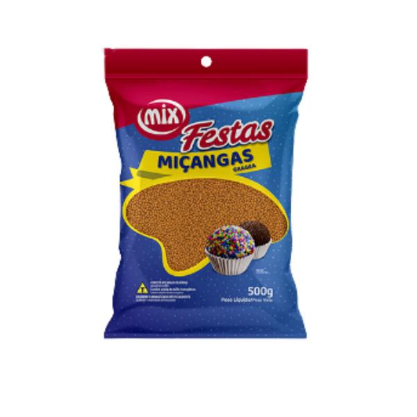 Imagem de Confeito Miçanga Granulado Brigadeiro Varias Cores 500g