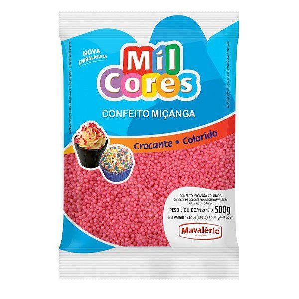 Confeito Miçanga Mil Cores Nº 0 Rosa - 500 g - Mavalério Imagem de Confeito Miçanga Mil Cores Nº 0 Rosa - 500 g - Mavalério