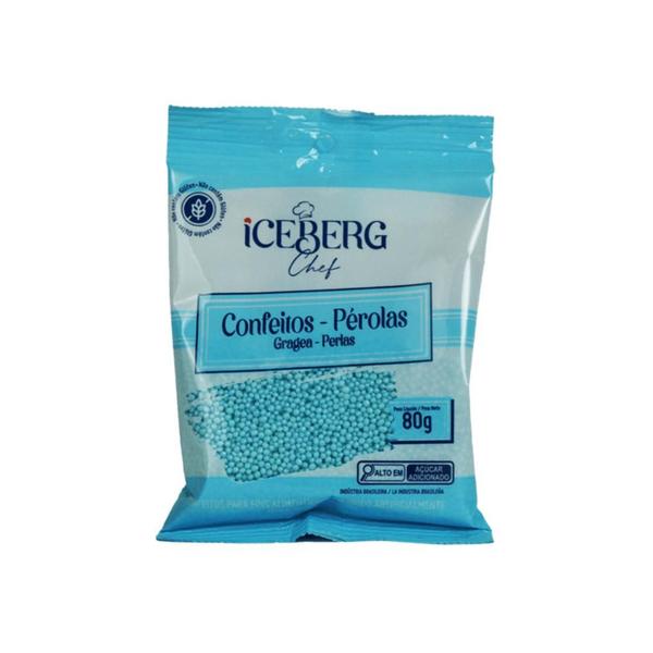 Imagem de CONFEITO PEROLADO 80g ICEBERG