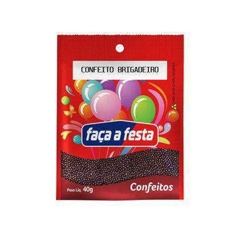 Imagem de Confeitos Faça a Festa Brigadeiro 40G