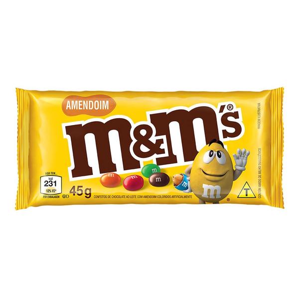 Imagem de Confeitos M&M Amendoim 45g