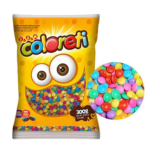 Imagem de Confete Chocolate Coloreti Colorido - 300g