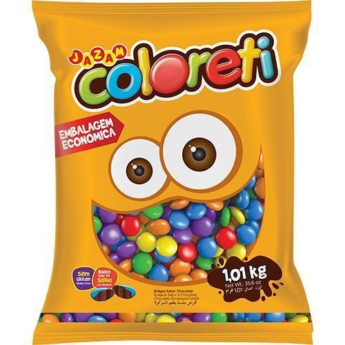 Imagem de Confete De Chocolate Coloreti Grande 1 Kg - Jazam