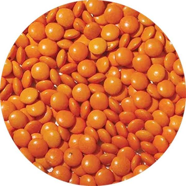Confete De Chocolate Coloreti Laranja - Pacote 500g - Jazam Imagem de Confete De Chocolate Coloreti Laranja - Pacote 500g