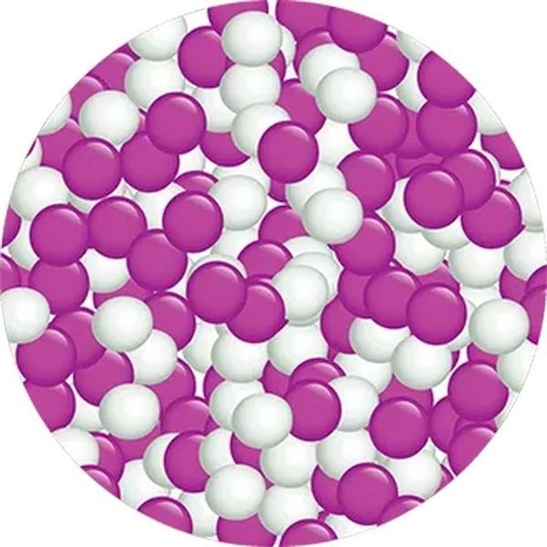 Confete De Chocolate Coloreti Rosa e Branco - Pacote 500g - Jazam Imagem de Confete De Chocolate Coloreti Rosa e Branco - Pacote 500g