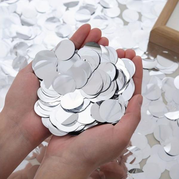 Confete Metalizado Redondo 1,5 cm 10g/20g/50g - Confetes Holográficos Metalizados para Balões Várias Cores Imagem de Confete Metalizado Redondo 1,5 cm 10g/20g/50g - Confetes Holográficos Metalizados para Balões Várias Cores