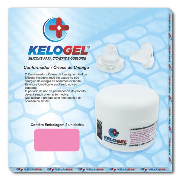 Imagem de Conformador de umbigo gel de silicone anatômico 2un kelogel