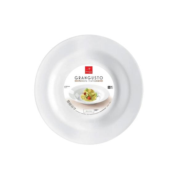 Imagem de CONJ 12 PRATO Para MASSAS 29,5 cm GRANGUSTO Bormioli Rocco OPAL GLASS