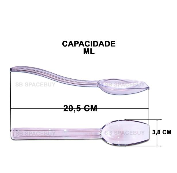 Imagem de CONJ 18 CUBAS Gastronômicas Em POLICARBONATO GN 1/6X65 mm 900/1000 ml + 18 TAMPAS 1/6 Em POLI Com FLIP, DOBRADIÇA e ABERTURA SB + 18 COLHERES 21 cm SB