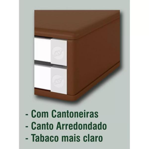 Imagem de CONJ 2 Suportes Para Monitor Em Madeira MDF Black Piano Com 2 Gavetas Black Piano Referência 3346 SOUZA