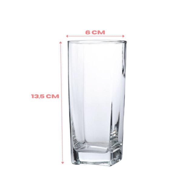 Conj 6 Pratos Acqua Fundo 6 Copos Texas Transparente 18 Talheres - Nadir Figueiredo Imagem de Conj 6 Pratos Acqua Fundo 6 Copos Texas Transparente 18 Talheres