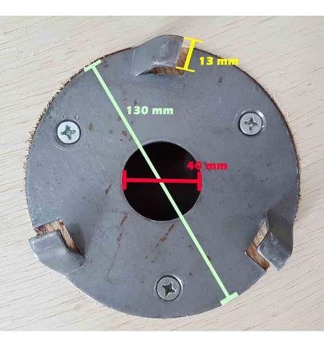 Imagem de CONJ Com 2 FLANGES Para Escovas Para Enceradeiras Cleaner, Allclean e Bandeirantes Entre Outras De 270 a 350 Mm