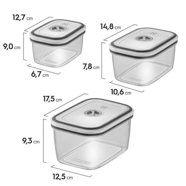 Imagem de Conj. De Potes Electrolux Herméticos Plástico 8Unid 41046083