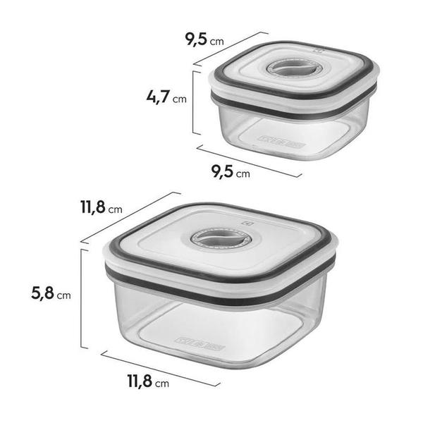 Imagem de Conj. De Potes Electrolux Herméticos Plástico 8Unid 41046083