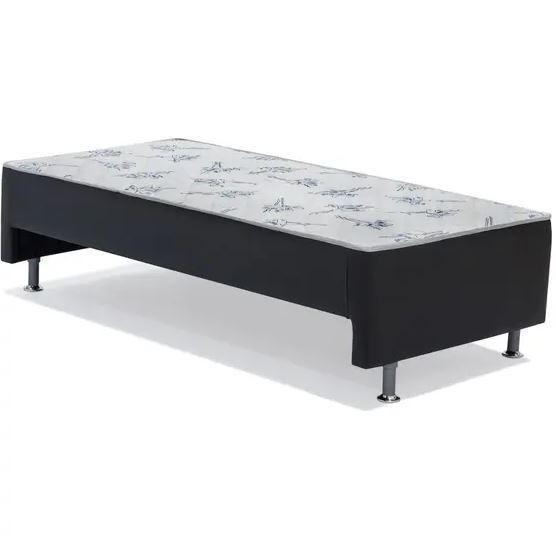 Imagem de Conjugado Solteiro com Cama Auxiliar Preto 88x188x37 Ortobom