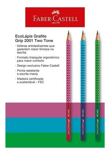 Imagem de Conjunto 02 Kits Ecolápis Faber-castell Sparkle E Two Tone