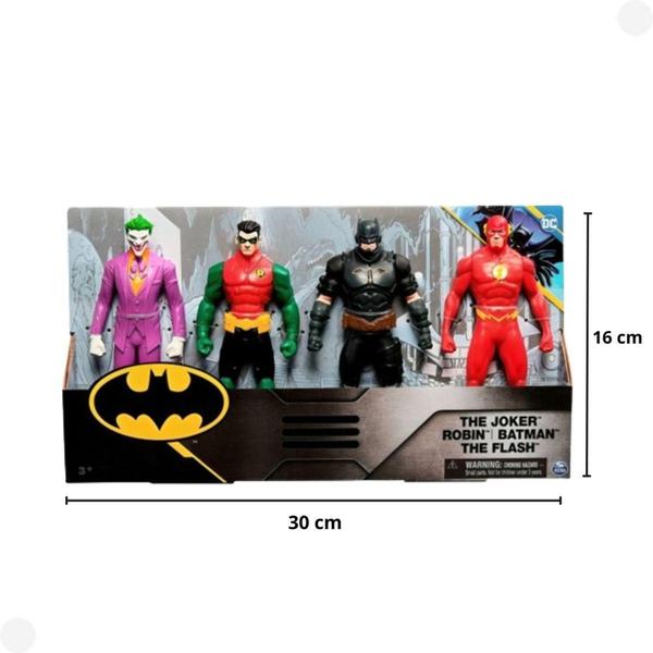 Imagem de Conjunto 04 Bonecos Batman DC Comics 15 cm 4180 - Sunny