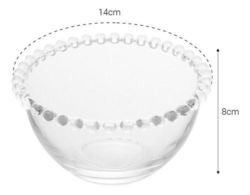 Imagem de Conjunto 04 Bowls Cristal Transparente Pearl Wolff