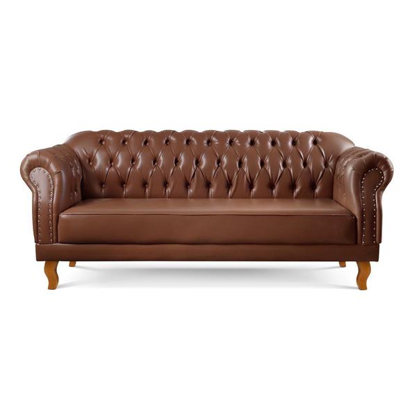 Imagem de Conjunto 1 Sofá e 2 Poltronas Chesterfield Duque