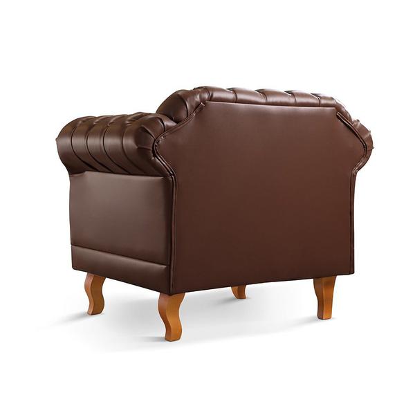 Imagem de Conjunto 1 Sofá e 2 Poltronas Chesterfield Duque