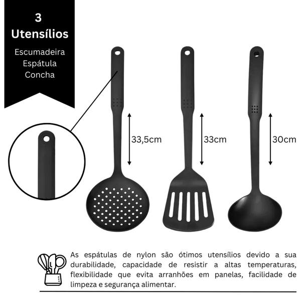 Conjunto 10 Peças Mimo Pratic Grafite Fogão a Gás Indução Vitrocerâmico Panela Caçarola Frigideira Leiteira 3 Utensilios - Mimo Style Imagem de Conjunto 10 Peças Mimo Pratic Grafite Fogão a Gás Indução Vitrocerâmico Panela Caçarola Frigideira Leiteira 3 Utensilios