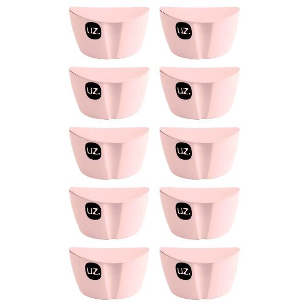 Imagem de Conjunto 10 Saleiros Rosa 500ml  Alta Qualidade Gourmet