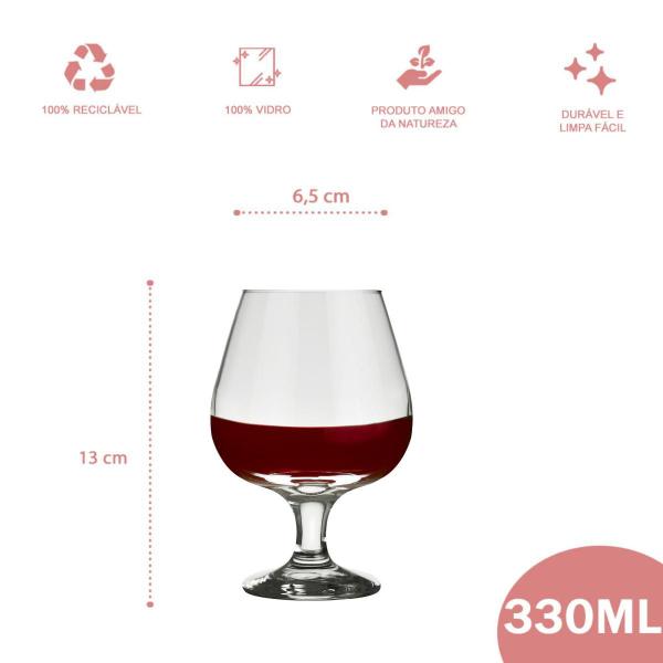 Imagem de Conjunto 10 Taças Conhaque 330ml Windsor Luxo Nadir