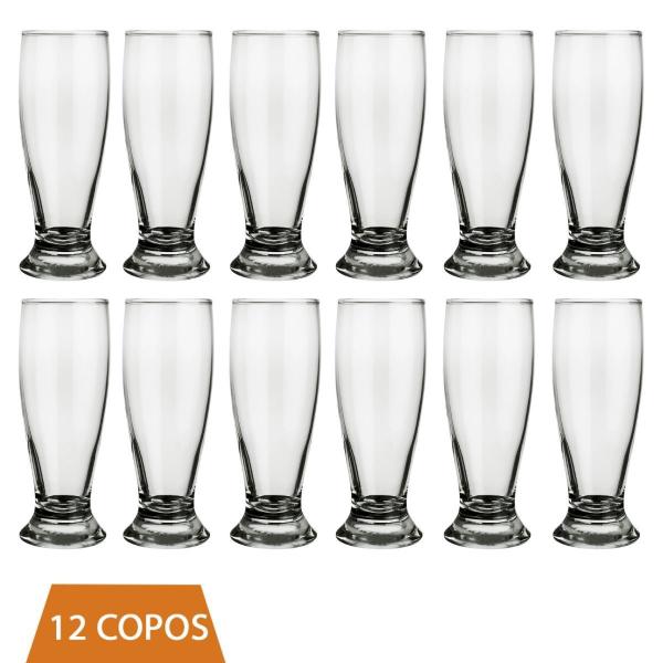 Imagem de Conjunto 12 Copo 300ml Munich Cerveja Restaurante Chop Nadir