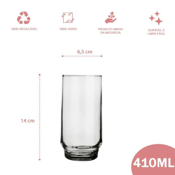 Imagem de Conjunto 12 Copos 410ml ights Long Drink Sucos Nadir