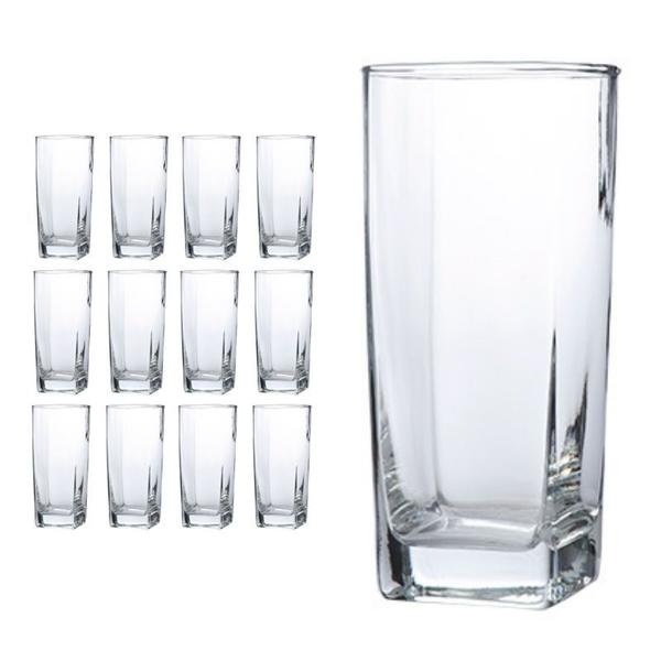 Conjunto 12 Copos Bali Transp Vidro Luxo Casa Linda 320ml - PRATICASA Imagem de Conjunto 12 Copos Bali Transp Vidro Luxo Casa Linda 320ml