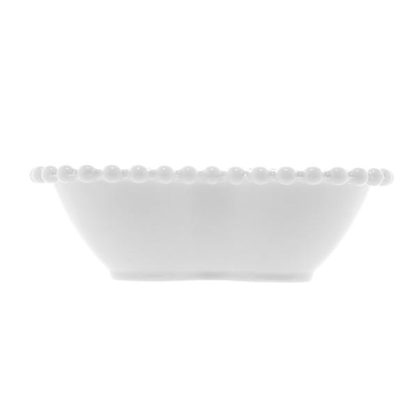 Conjunto 2 Bowls Porcelana Coração Beads Branco 15X13X5Cm - Bon Gourmet Imagem de Conjunto 2 Bowls Porcelana Coração Beads Branco 15X13X5Cm