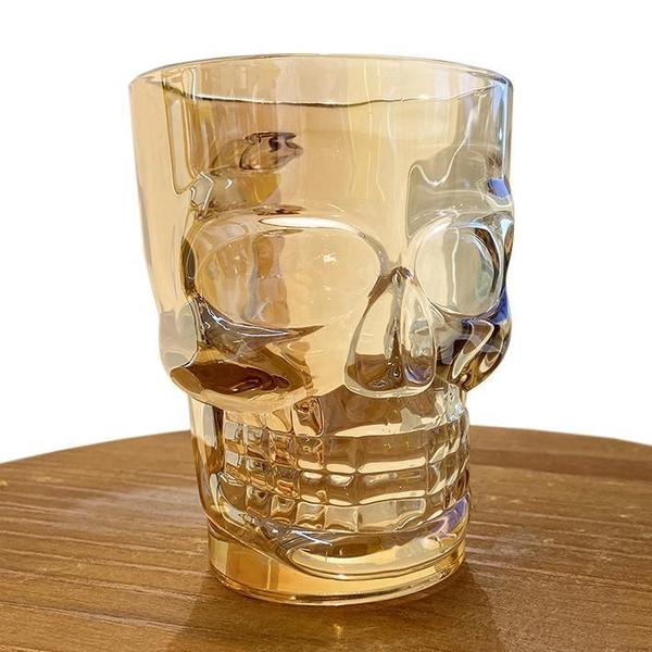 Imagem de Conjunto 2 Canecas Chopp Caveira Amber 510Ml Class Home