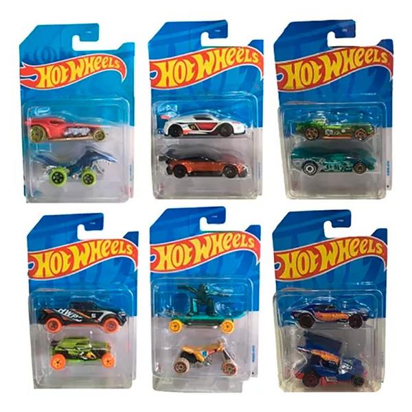 Imagem de Conjunto 2 Carrinhos Hot Wheels Sortidos FVN40 - Mattel