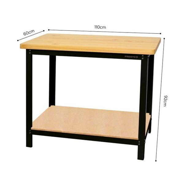 Conjunto 2 Carros Profissional em Aço 1 Bancada 110cm para Ferramentas Presto Preto Imagem de Conjunto 2 Carros Profissional em Aço 1 Bancada 110cm para Ferramentas Presto Preto