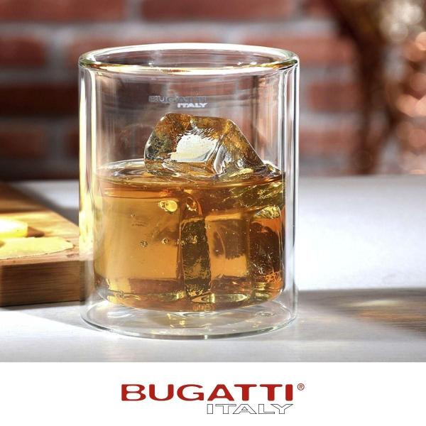 Imagem de Conjunto 2 Copos de Whisky de Parede Dupla 300ml Bugatti