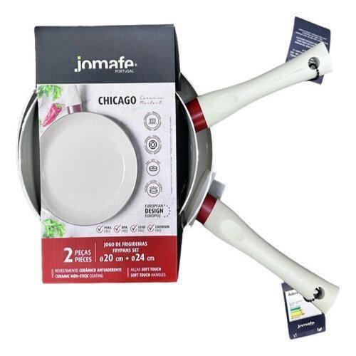 Imagem de Conjunto 2 Frigideiras 20Cm E 24Cm Ceramica Chilli - Jomafe