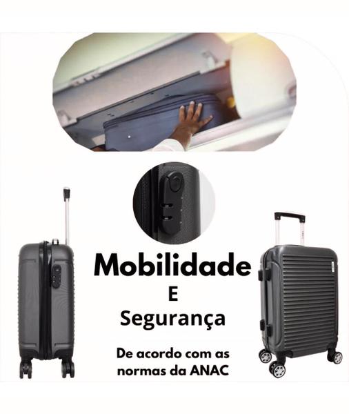 Imagem de Conjunto 2 Malas De Viagem - Bordo 8kg E Bordo Média 10kg