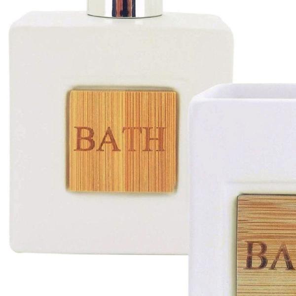 Imagem de Conjunto 2 Peças Para Banheiro Bath Branco Mimo Style