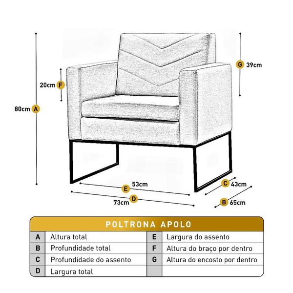 Imagem de Conjunto 2 Poltronas Apolo Castellar Móbile