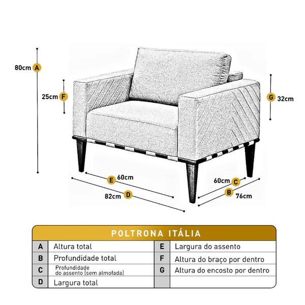 Imagem de Conjunto 2 Poltronas Bella material sintético Castellar Móbile