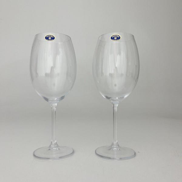 Imagem de Conjunto 2 Taças de Cristal Vinho Tinto 580ml Bohemia Gastro