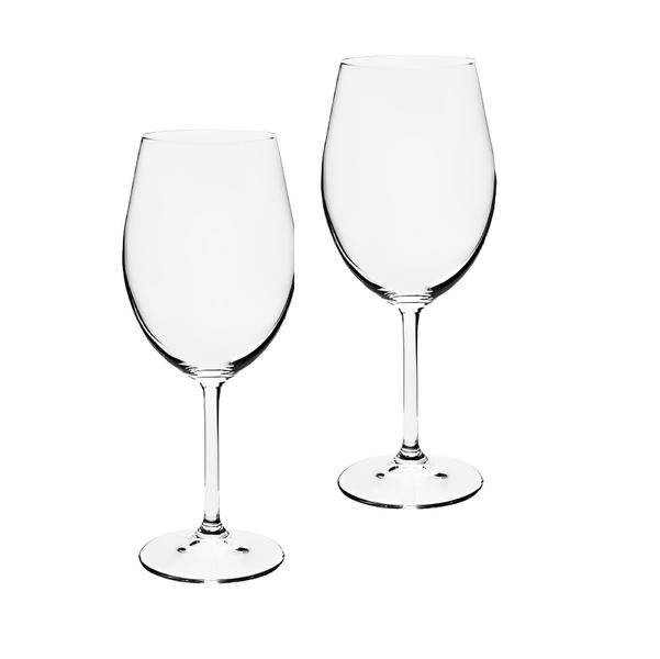 Imagem de Conjunto 2 Taças Vinho Vidro Cristal Bohemia Titânio 580ml