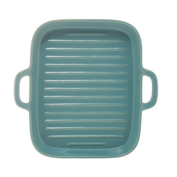 Imagem de Conjunto 2 Travessas Porcelana com Alças Nórdica Menta 19X19X3cm - Bon Gourmet