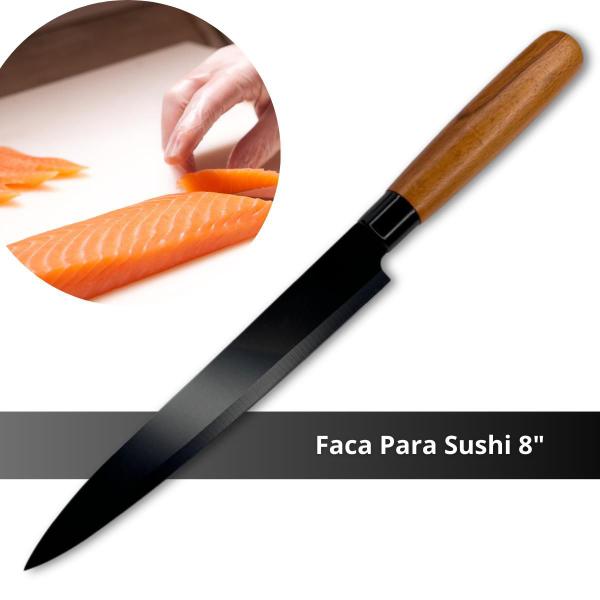 Imagem de Conjunto 21 peças Moderno Para Preparo de Comida Japonesa Sushi Com Faca, Esteira, Colher de Arroz, Pares De Hashis, Molheira, Travessa e Prato