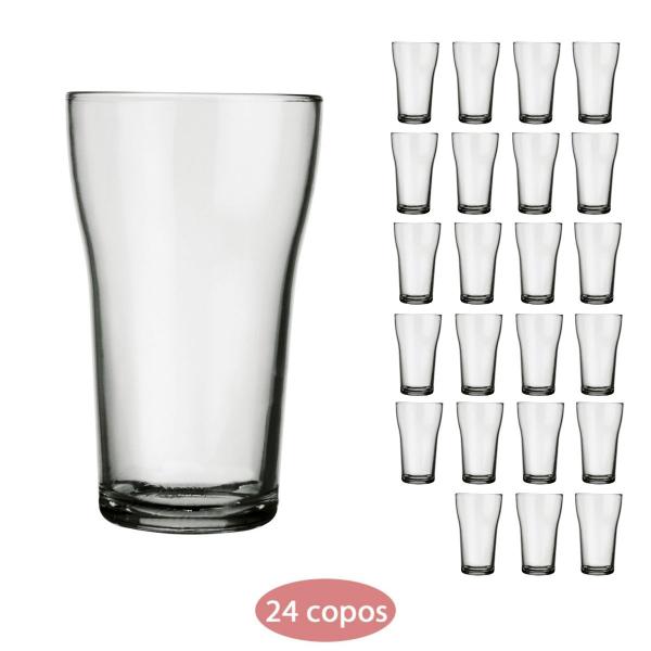 Imagem de Conjunto 24 Copos 200ml Cerveja Bar Boteco Nadir