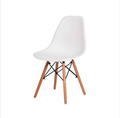 Imagem de Conjunto 3 Cadeiras Charles Eames Eiffel Concha Fixa - Branca